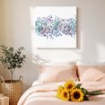 thumbnail image 4 of Canvas Wall Art, Purple Blue Eucalyptus Leaves Framed Canvas Prints for Bathroom Kitchen, Spring Summer Botanical Floral Gallery Wrapped Wall Decor for Home Office, Gifts, 10"x10" Ship Next Day, 4 of 9