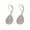 Silver, variant on 14K Gold Plated Dangle Earrings for Women,Lightweight Circle Disc Coin Geometric Flat Brushed Drop Earrings, Hypoallergenic Leverback Earrings Jewelry