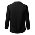 thumbnail image 3 of FashionOutfit Women's Solid Soft Stretch 3/4 Sleeve Layer Bolero Cardigan, 3 of 3