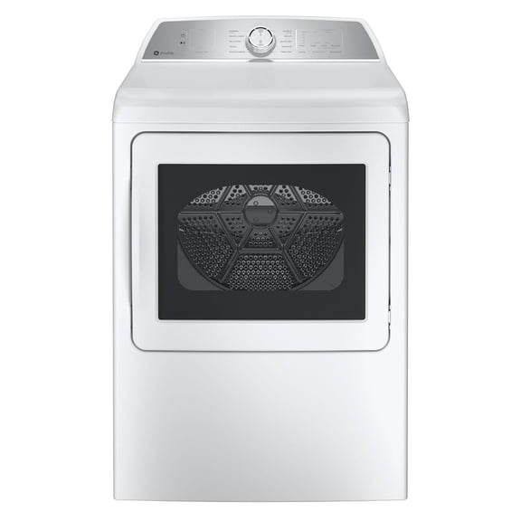 GE Appliances 7.4 cu ft 240.0 V Gray Electric Dryer