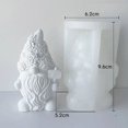 thumbnail image 1 of Molde de vela de silicona perfumado de Navidad grande, bricolaje, nuevo, Papá Noel, árbol de Navidad, yeso, jabón hecho a mano, pastel, moldes de chocolate, fabricación de resina, 1 of 4