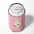 thumbnail image 4 of Wheaten Terrier Pink Flowers Can or Bottle Hugger, 4 of 5