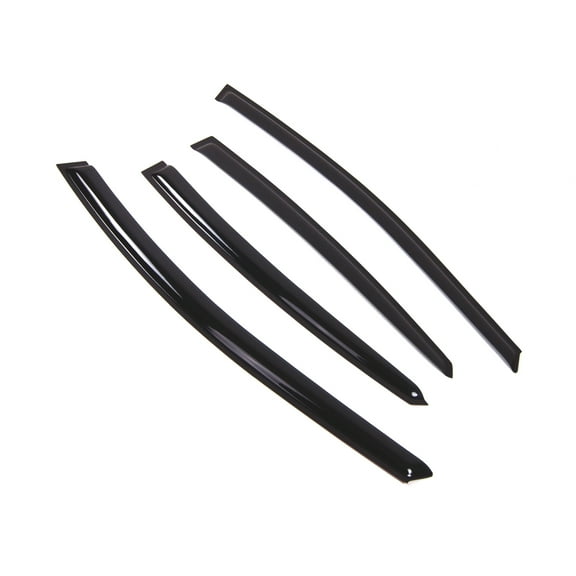 TuningPros Outside Mount Window Visor Deflector Smoke Tinted 4 Pcs Set For 2011-2016 Hyundai Elantra