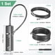 thumbnail image 4 of Uxcell 1-Conjunto de Cerraduras de Puerta para Cercas Exteriores, Cerradura de Combinación de 4 Dígitos con Cable de Acero y 3 Cuerdas Reemplazables [Gris], 4 of 7