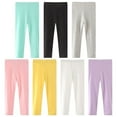 thumbnail image 6 of EnJoCho Clearance Little Girls Footless Leggings Toddler Girl Casual Tight Cotton Thin Leggings Toddler Baby Solid Stretch Trousers Legging Comfortable Fashionable Child Pants Shorts PJS, 6 of 6