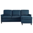 thumbnail image 4 of Modway Ashton Upholstered Fabric Sectional Sofa in Azure, 4 of 7