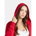 thumbnail image 4 of No Boundaries Fleece Zip Hoodie, Women's, 4 of 5