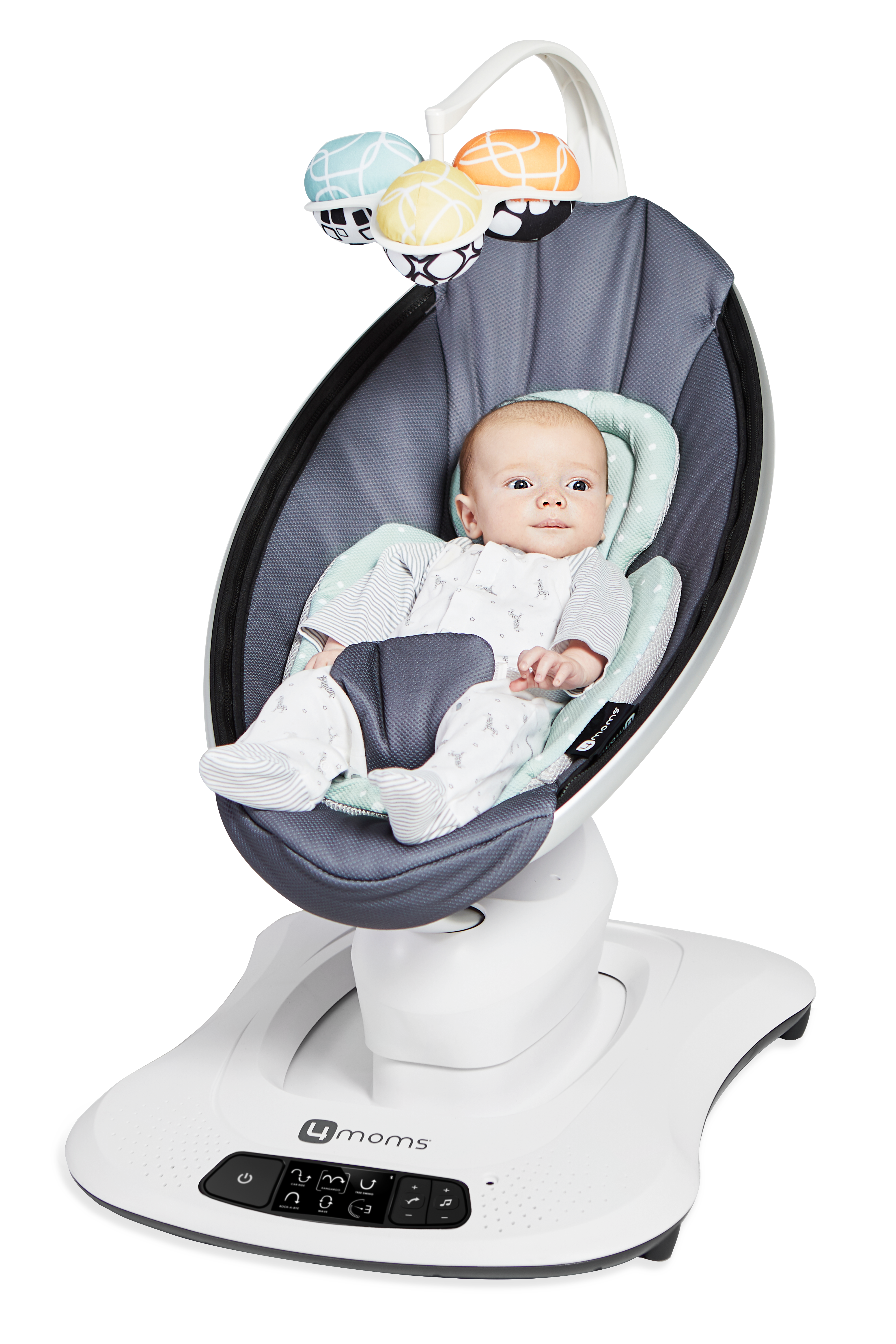 4moms Mamaroo4 Baby Swing Classic Grey Walmart Com