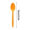 thumbnail image 2 of Fmbmuo Spoon Pumpkin Maple Leaf Paper Disposable Tableware Thanksgiving Theme ，Holiday Party Utensils Set, 2 of 2
