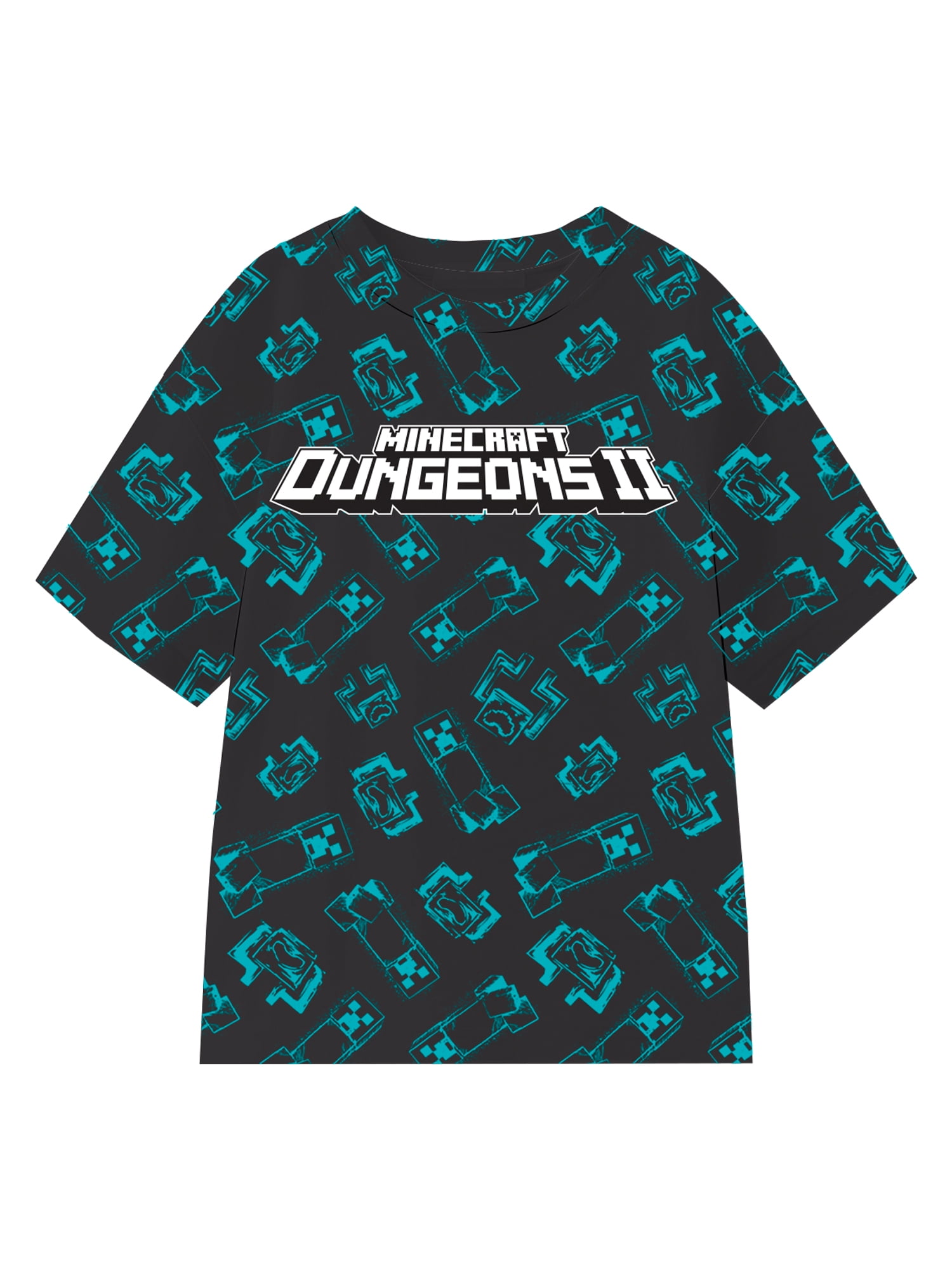 Minecraft, Boys' Relaxed Graphic T-Shirt, Dungeons II, Sizes 4-18