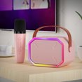thumbnail image 2 of Mini altavoces cine en casa RGB Multi-Colores Portable Karaoke Machine Compatible dientes 5.3 para 4 5 6 7 8 9 10 11 Niña 12 años adolescentes Azules, 2 of 9