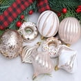 thumbnail image 3 of JVBTVB Shatterproof Christmas Ornaments Set of 8 - Multicolor Glittering Holiday Ball Decorations for Xmas Tree Hanging with Gift Ready Box (3.14-3.96 Inch), 3 of 6