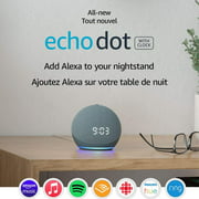 All-new Echo Dot (4th Gen) | Smart speaker with clock and Alexa | Twilight Blue