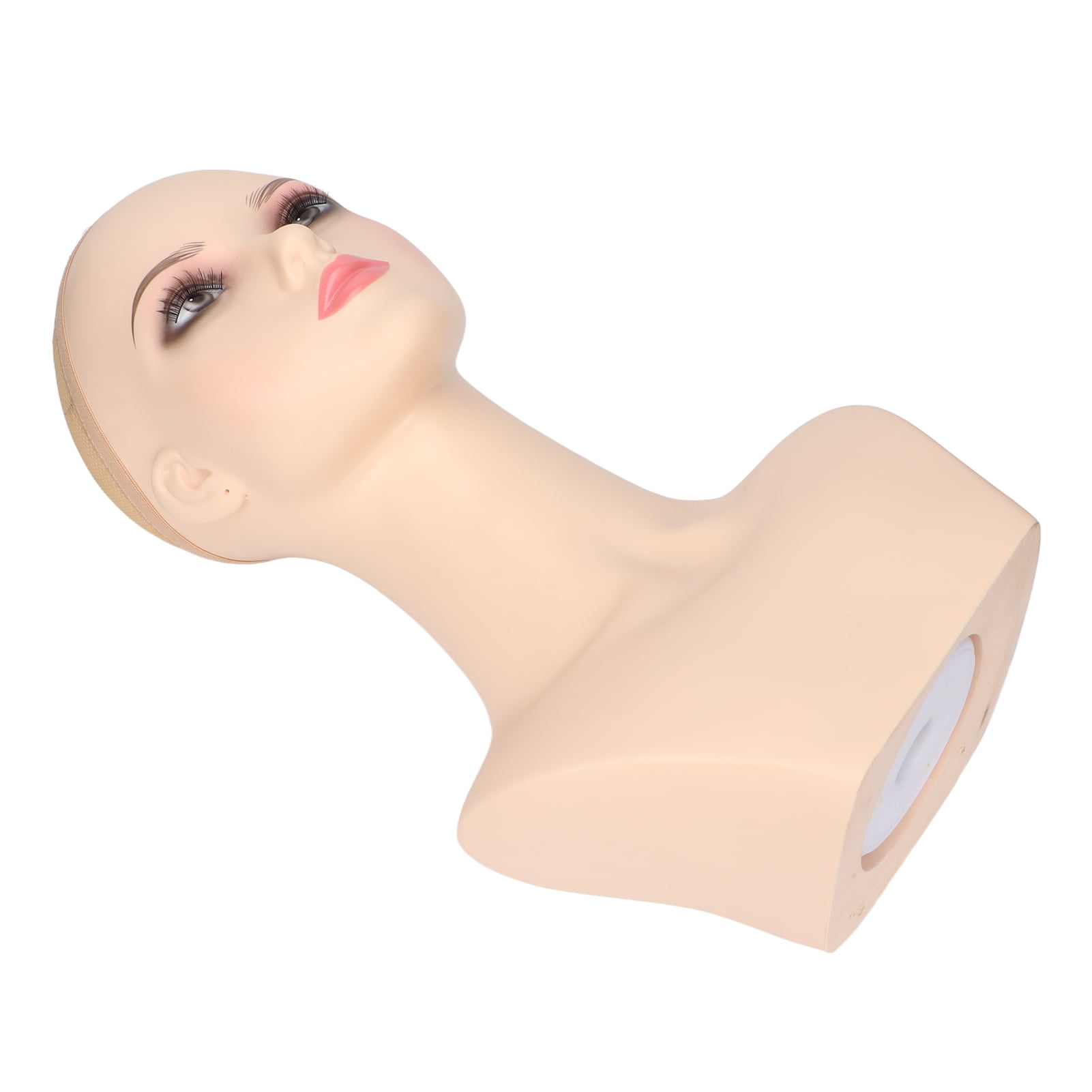 Tête De Mannequin Chauve En PVC - 27 Cm - Entraînement Coiffure