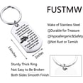 thumbnail image 3 of Drive Safe Keychain Car Owner Gift May Your Guardian Angel Ride With You Car Lover Gift, 3 of 11