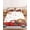Red Orange White, variant on Queen Size Fitted Sheet Set - Thanksgiving Truck 3 Piece Bedding Sets 16" Deep Pocket Fitted Sheet with 2 Pillowcases, Fall Maple Leaves Pumpkins Floral Autum Brushed Microfiber Hotel Bed Sheets