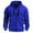 Blue#9527, variant on BOOMNY Mens Hoodies Long Sleeve Hoodie for Men Solid Color Thick Zip Up Pullover Hooded Sweatshirt Cozy Fall Winter Hoodies With Pocket