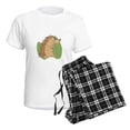 thumbnail image 4 of CafePress - Cute Porcupine Women's Light Pajamas - Women's Short Sleeve Print T-Shirt and Pants Light Cotton Pajama Set, 4 of 7