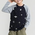 thumbnail image 3 of Hrsba Kids Sweatshirts Print Crewneck Long Sleeve Athletic Shirts for Boys and Girls Fall Winter Sizes 5-13, 3 of 5