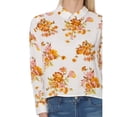 thumbnail image 3 of Blusa Mujer Casual Manga Corta Floreada Blanca Palassi 3917, 3 of 7