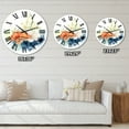 thumbnail image 4 of Designart 1 in Coastal Wall Clock, 4 of 5