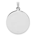 thumbnail image 3 of Finest Gold 14K White Gold Saint Michael Medal Pendant, 3 of 3