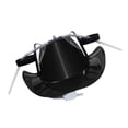 thumbnail image 1 of Bewildely Beer Hat Drinking Cup Cowboy Holder Two 3 Colour Sides Decoración del hogar Negro, 1 of 1