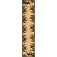 thumbnail image 1 of Unique Loom Barnyard Rooster Design Area Rug 2' 7 x 12' Runner Ivory/Olive, 1 of 1