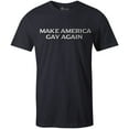 thumbnail image 1 of 9 Crowns Tees Men's Make America Gay Again T-Shirt (Navy, 3X-Large), 1 of 4
