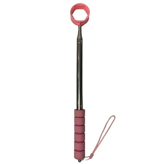 Steel Golf Ball Retriever Extendable Telescopic Golf Ball Picker for Water -Pink