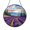 Acrylic 3.5 Inch, variant on Stained Glass Lavender Meadow Window Hanging Art