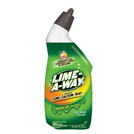 Lime-A-Way Liquid Toilet Bowl Cleaner, 16oz bottle, Remove Lime Calcium (Best Way To Remove Wallpaper Vinegar)