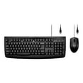 thumbnail image 1 of Kensington Pro Fit Washable - Keyboard and mouse set - washable - USB - US - black, 1 of 12