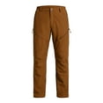 thumbnail image 3 of Mens Cargo Pants with Zipper Pockets Straight Leg Elastic Mid Waisted Trousers Classic Solid Color Windbreaker Relaxed Athletic Sports Tactical-Pant, 3 of 7
