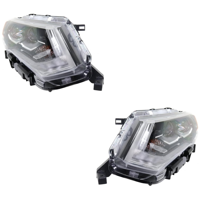 New Pair Of LED Headlights Compatible With Nissan Rogue Sl Hybrid