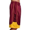 thumbnail image 4 of AND1 Men's and Big Men's All Court Colorblock Short, 11" inseam, up to Size 5XL, 4 of 7