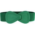 thumbnail image 1 of Cinturón elástico de piel sintética en 8 formas con cierre de hebilla para mujer esquí esquí Gafas de esquí, 1 of 5