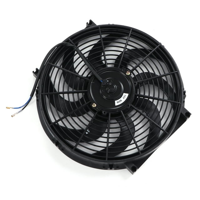 Slim Fan Push Pull, Low Noise Levels Electric Radiator Cooling Fan Simple Installation Stronger Power Air For Truck For Van For Trailer