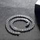 thumbnail image 2 of Collar de plata de ley 925 para hombre de 20 pulgadas/8 mm., 2 of 5