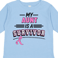 thumbnail image 4 of Inktastic My Aunt is a Survivor Breast Cancer Awareness Boys or Girls Long Sleeve Toddler T-Shirt, 4 of 5