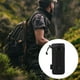 thumbnail image 5 of Soidarity Bolsa para botella de agua, bolsa con cordón ajustable, equipo de viaje, riñonera, accesorios de para ciclismo, camuflaje gris Escalada Negro, 5 of 6