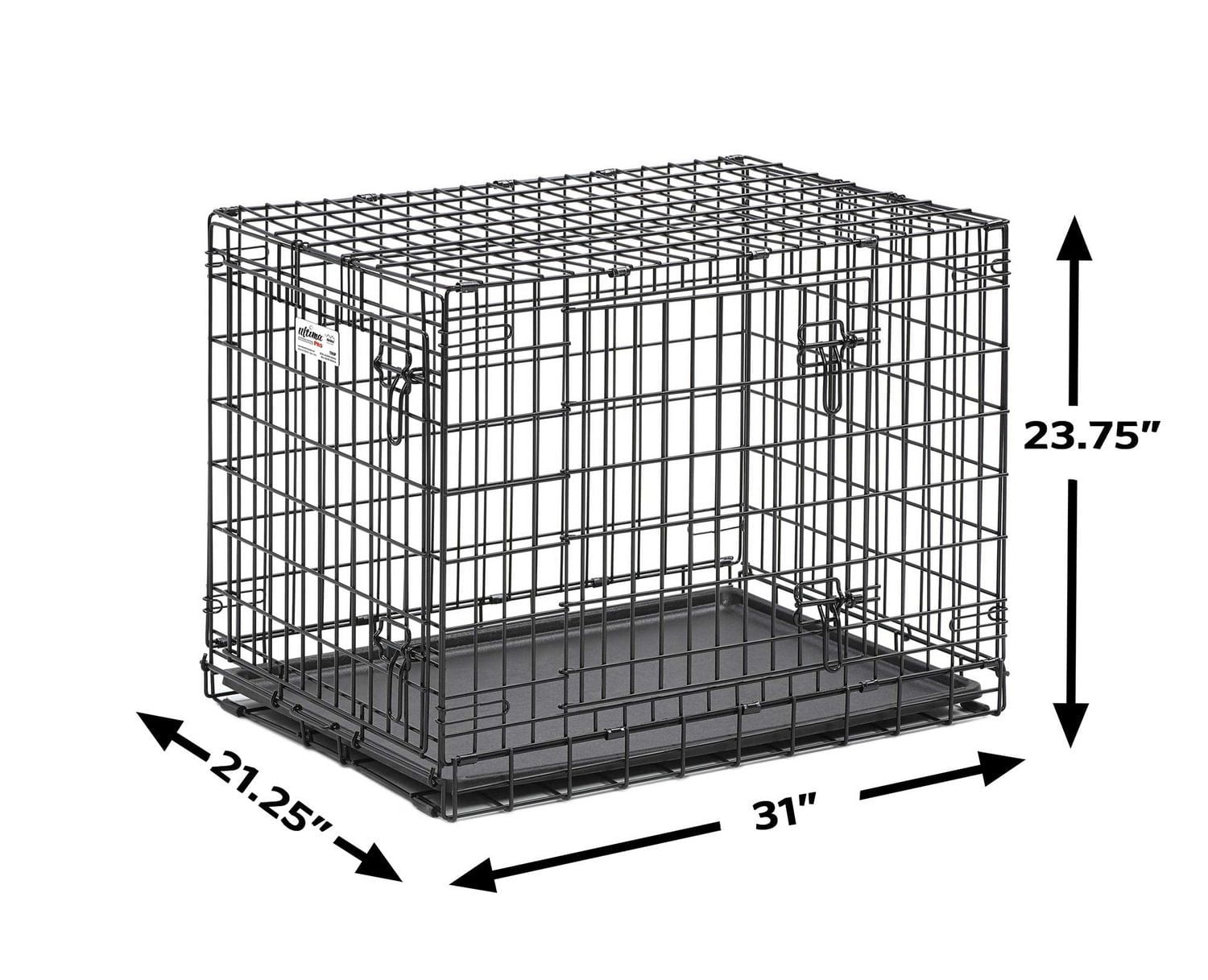 MidWest Ultima Pro Double-Door Folding Dog Crate