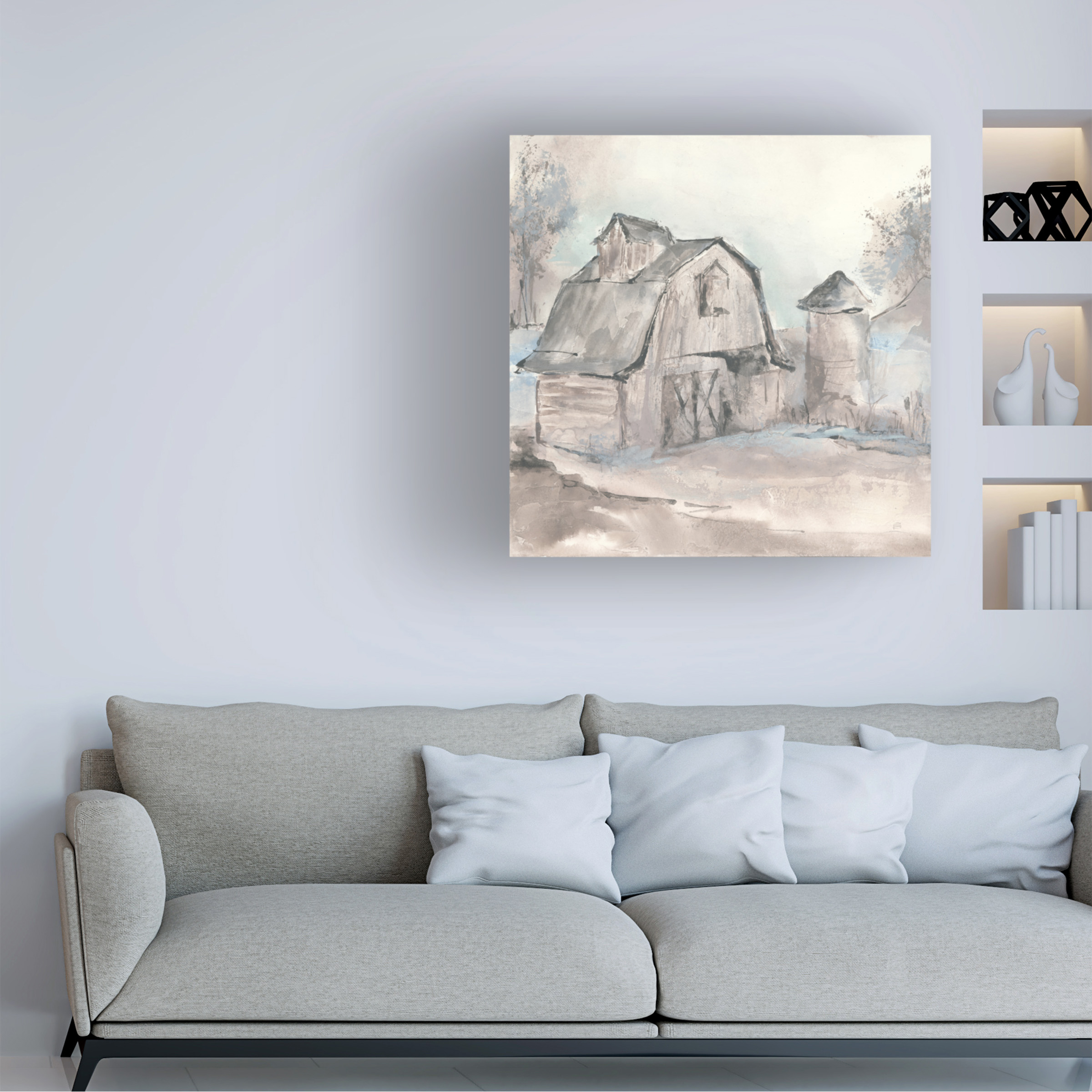 Trademark Fine Art 'Barn V' Canvas Art by Chris Paschke