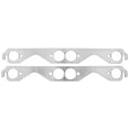 thumbnail image 4 of JEGS 212056 Aluminum Exhaust Manifold Gaskets Small Block Chevy 1.5 Round Ports, 4 of 6