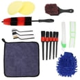 thumbnail image 2 of Juego De Cepillos Para Detalles, Portátil, Sin Rasguños, 16 Unidades/juego, Cepillo Para Ruedas, Universal, Multiusos, Para Rejillas De Ventilación Del Coche, Compartimentos Del, 2 of 8