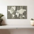 thumbnail image 2 of Elephant Stock Old World Map Neutral Wall Art - Horizontal Canvas Wall Art - Home Office Wall Decor - Map Canvas - Gray And Beige Decor By Wild Apple Portfolio - 12" x 8", 2 of 8