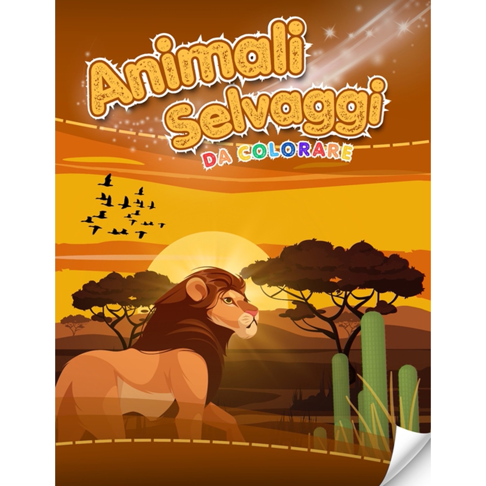 Animali Selvaggi da Colorare (Paperback)