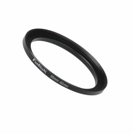 Fotodiox Metal Step Up Ring Anodized Black Metal