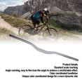 thumbnail image 3 of Mountain Bike Handlebar, Aluminum Alloy 780mm Bar with 25mm Rise Suitable for Trail Riding, 3 of 7