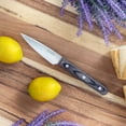 thumbnail image 5 of Martha Stewart Everyday 3.5 Inch Stainless Steel Paring Knife in Dark Gray with Wood Handle, 5 of 5